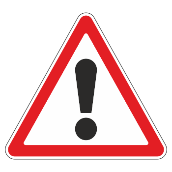 Дорожный знак 1.33 «Прочие опасности»